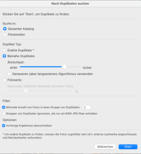Duplikate finden mit Excire Search
