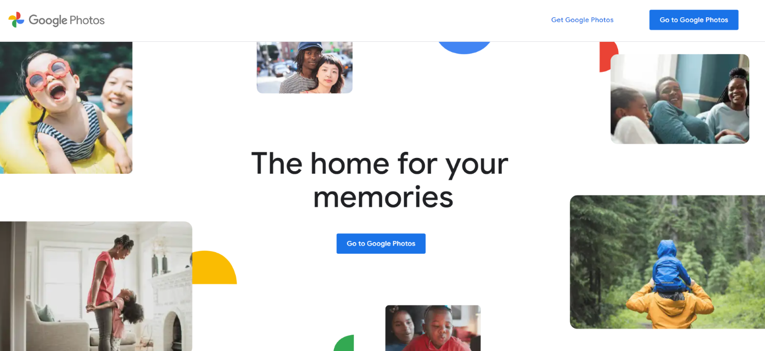 Google Photos image manager with facial recognition