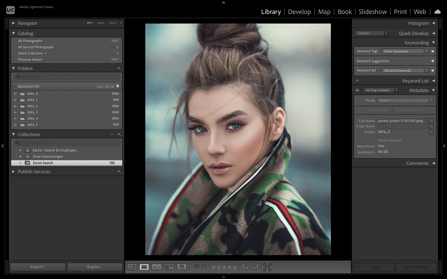 The best photo organization software with facial recognition Adobe Lightroom Classic