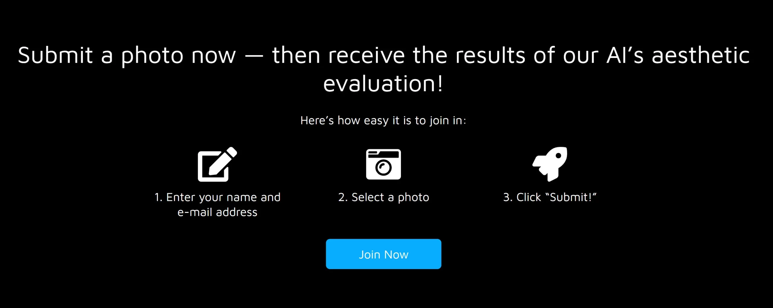 A screenshot of the Excire People in Focus competition page