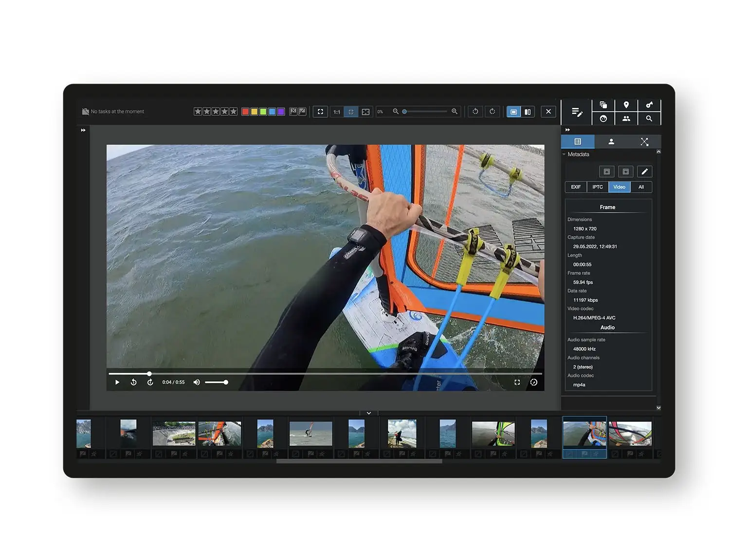 Excire Foto Office Edition digital asset manager with metadata displayed