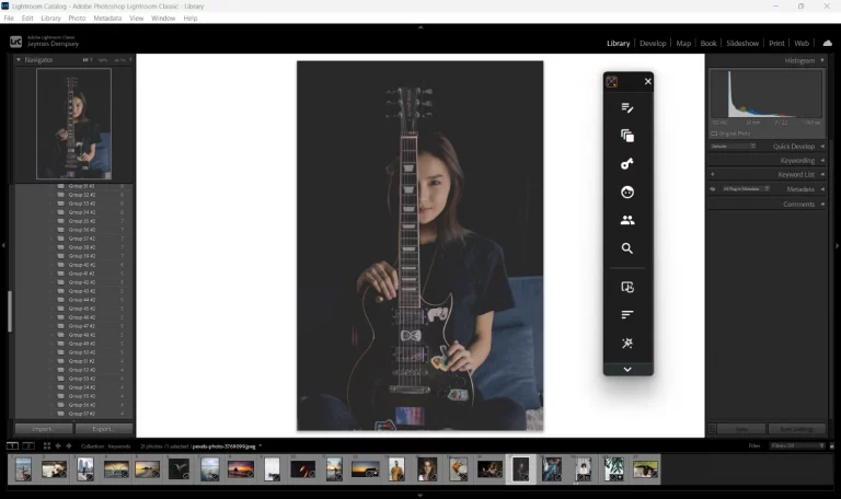 Lightroom Classic mit der Excire-Suchleiste