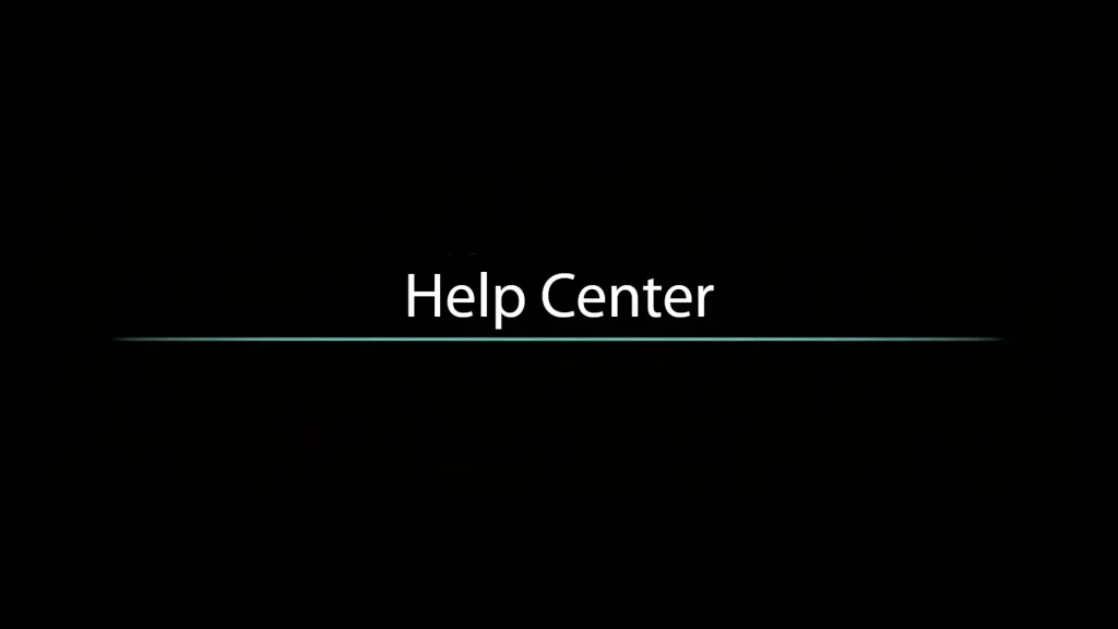 To our help center