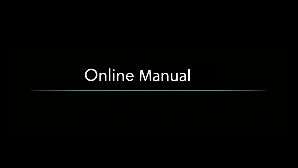 To our online manual