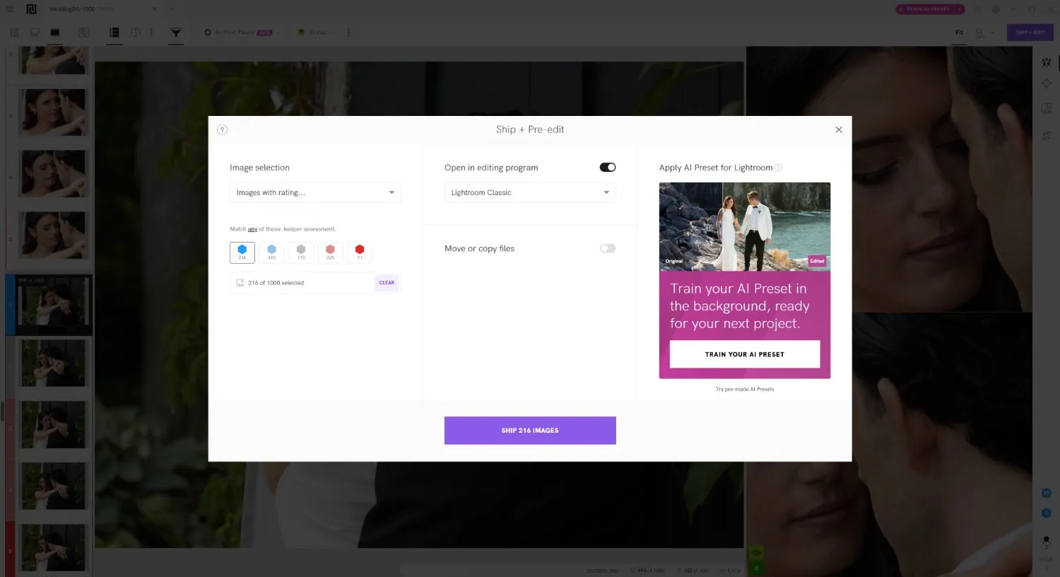 Narrative Ship + Pre-edit dialog